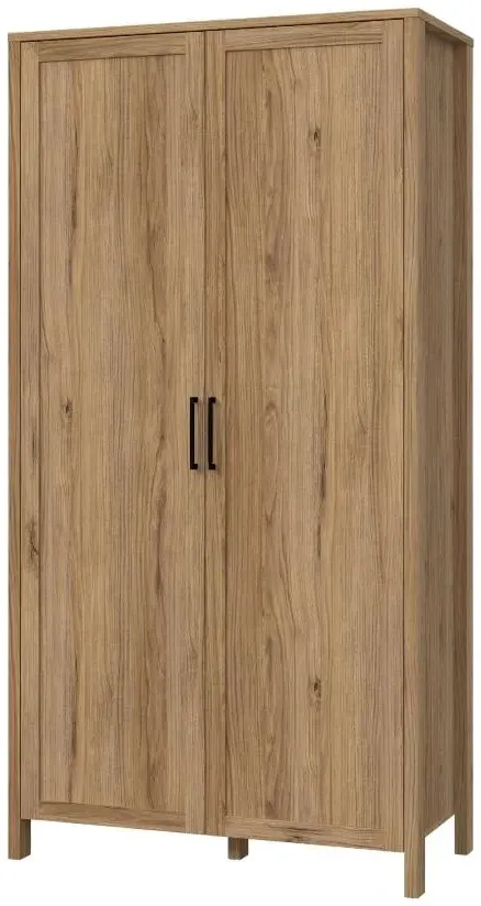 Malte 2 Door Wardrobe - Waterford Oak