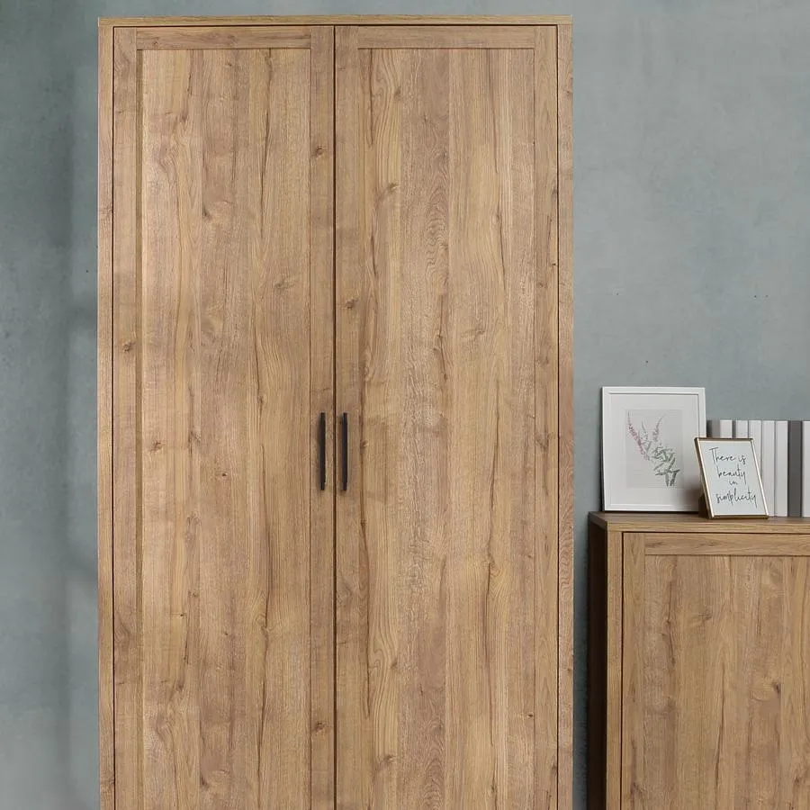 Malte 2 Door Wardrobe - Waterford Oak