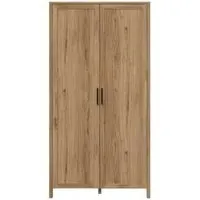 Malte 2 Door Wardrobe - Waterford Oak