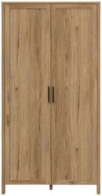 Malte 2 Door Wardrobe - Waterford Oak