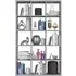 Mauro 15 Open Shelving Unit - Concrete Grey