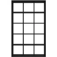 Mauro 15 Open Shelving Unit - Matt Black