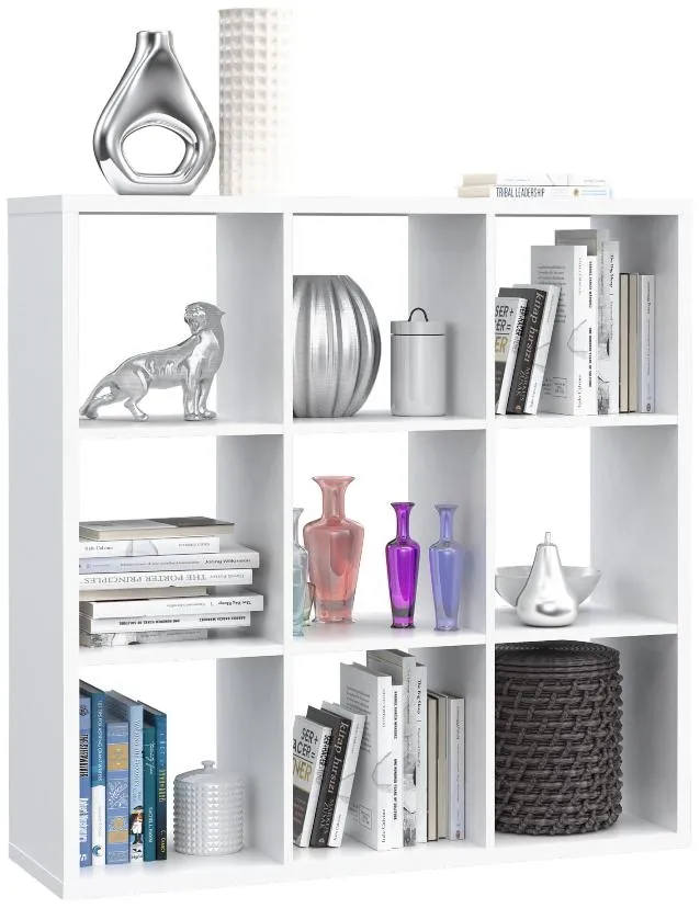 Mauro 9 Cube Storage Unit - Matt White
