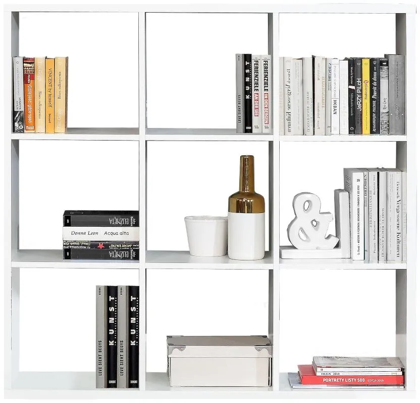 Mauro 9 Cube Storage Unit - Matt White