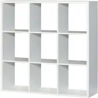 Mauro 9 Cube Storage Unit - Matt White
