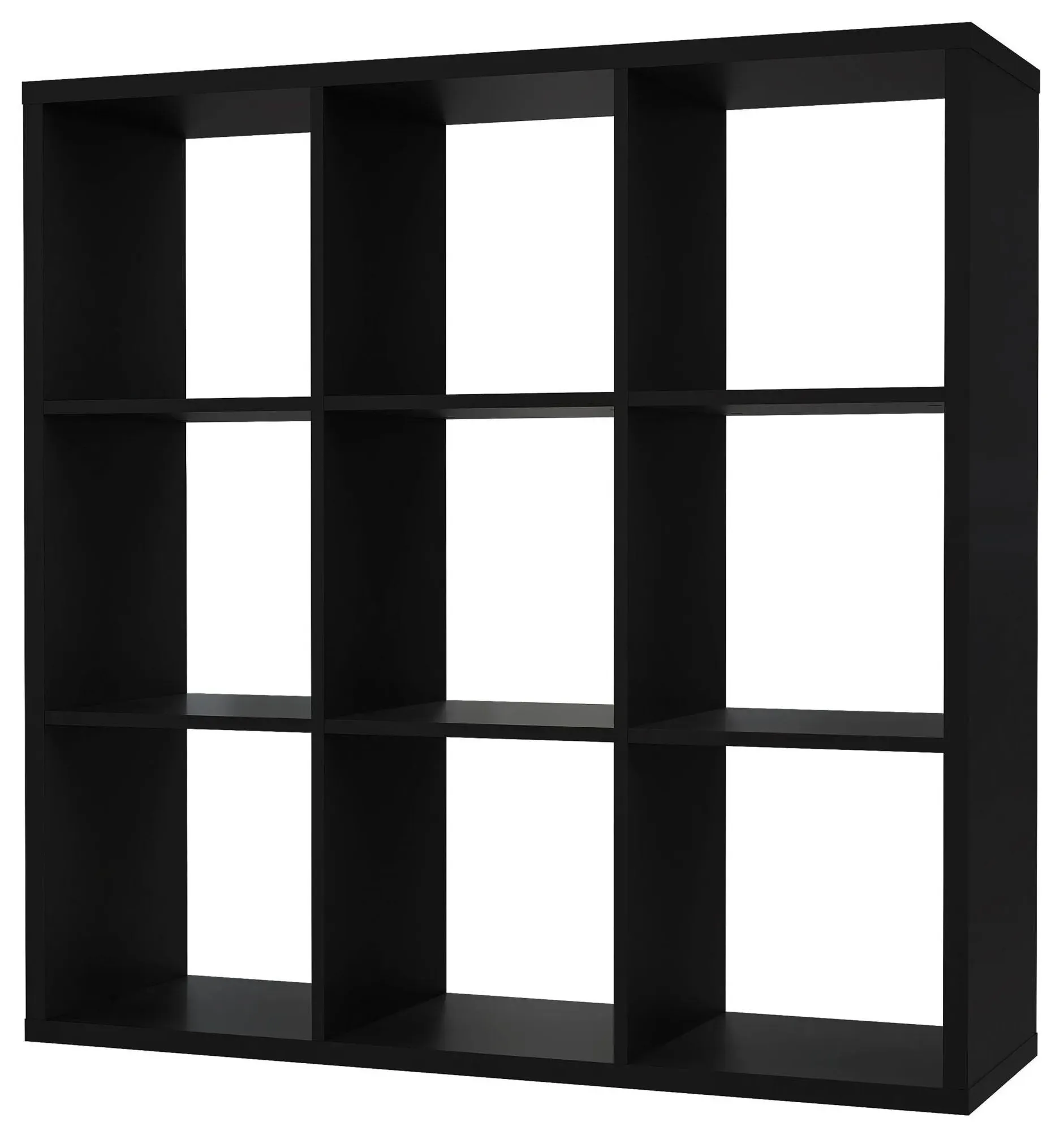 Mauro 9 Open Shelving Unit - Matt Black