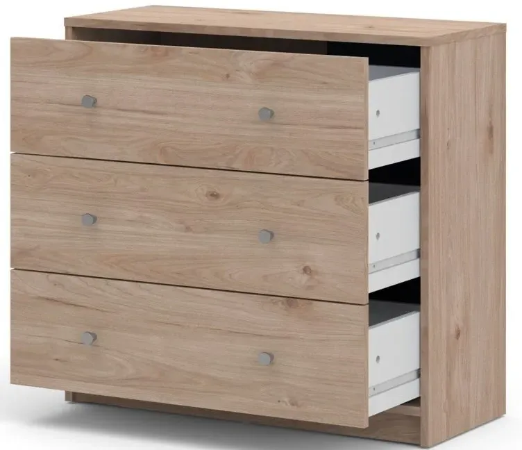 May 3 Drawer Small Chest - Oak