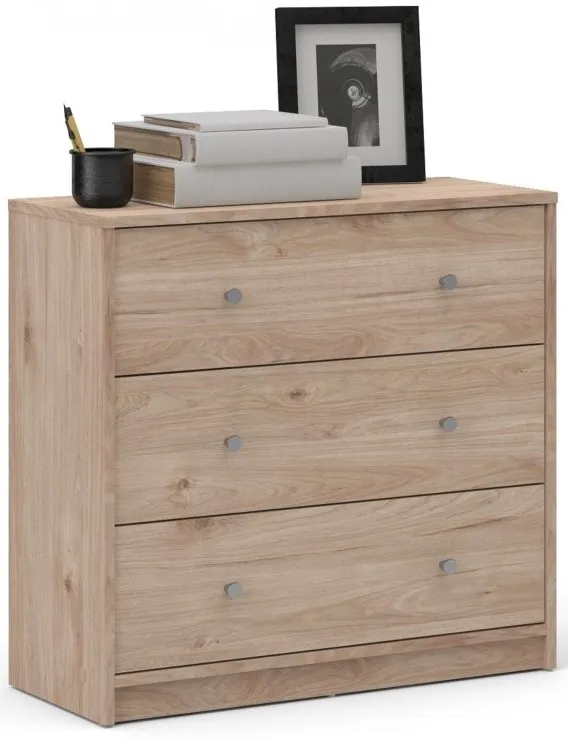 May 3 Drawer Small Chest - Oak