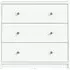 May 3 Drawer Small Chest - White