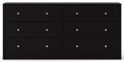 May 6 Drawer Wide Chest - Black image