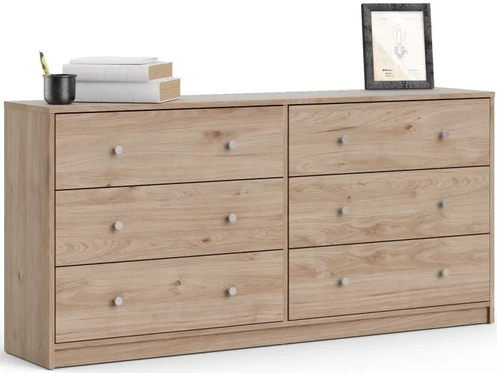 May 6 Drawer Wide Chest - Oak