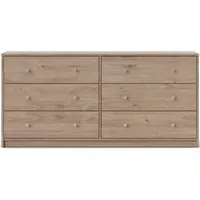 May 6 Drawer Wide Chest - Oak