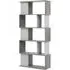 Maze Open Bookcase - White, Concrete Effect