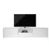 Media Large TV Unit with Storage - White