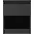 Naia 1 Drawer Bedside Cabinet - Black Matt