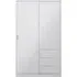 Naia 2 Door 3 Drawer Wardrobe - White