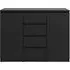Naia 2 Door Small Sideboard - Black