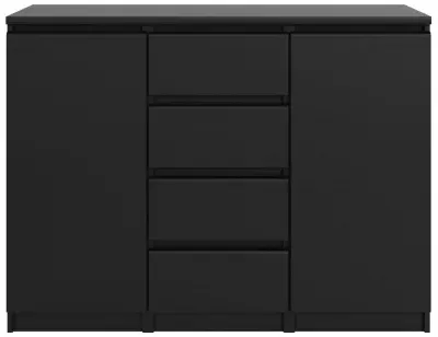 Naia 2 Door Small Sideboard - Black
