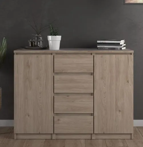 Naia 2 Door Small Sideboard - Oak