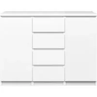 Naia 2 Door Small Sideboard - White Gloss