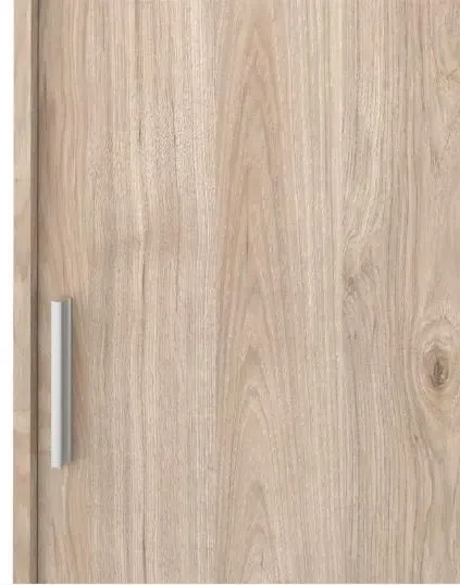 Naia 3 Door 3 Drawer Wardrobe - Oak