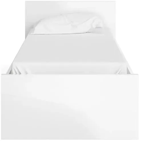 Naia Single Bed Frame - White
