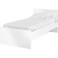 Naia Single Bed Frame - White