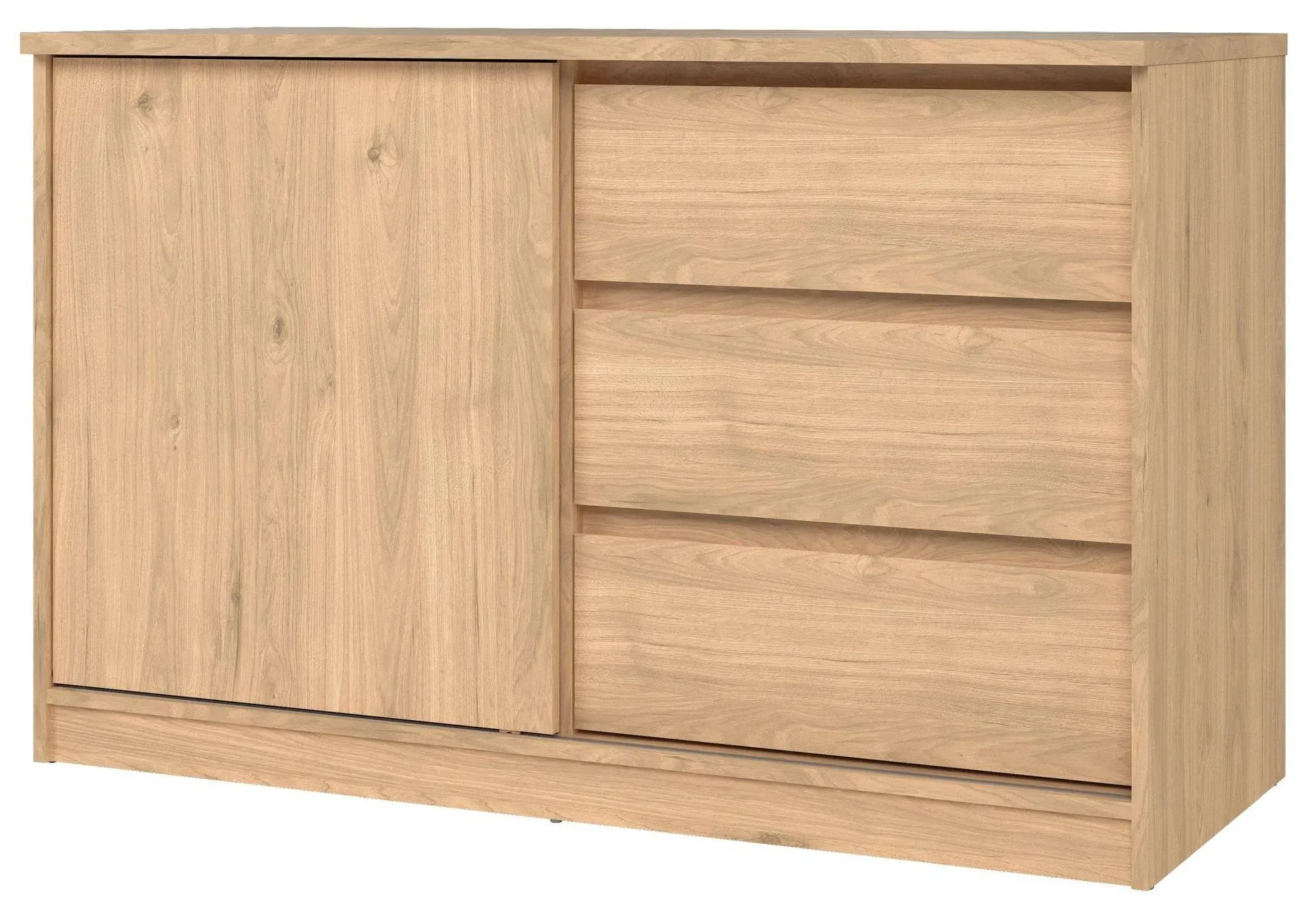 Naia Sliding Door Storage Unit - Jackson Hickory Oak