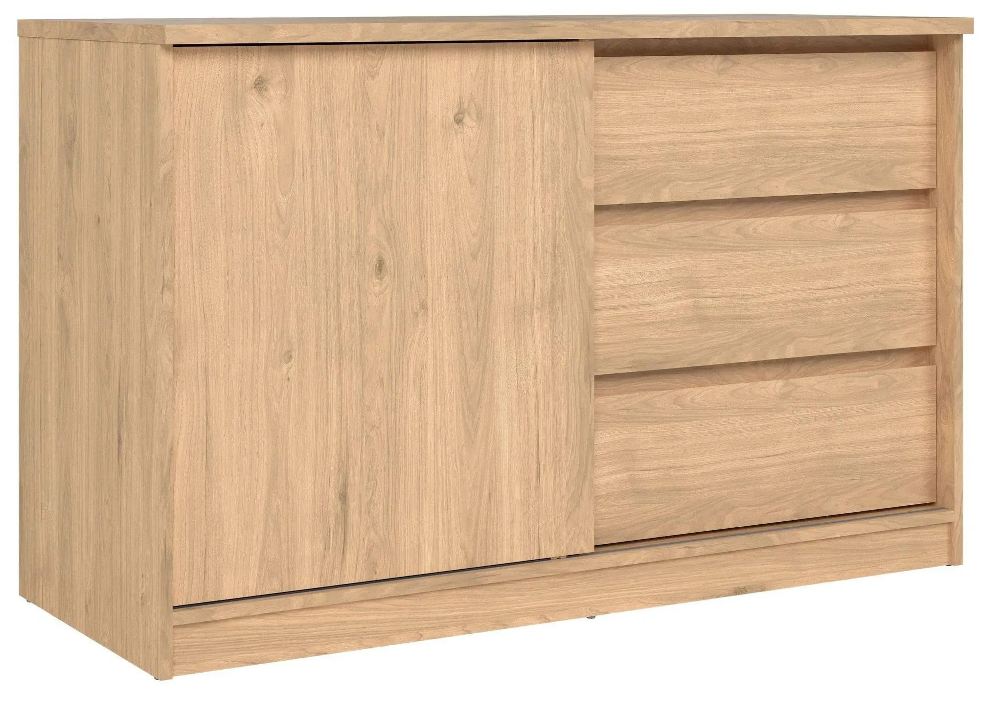 Naia Sliding Door Storage Unit - Jackson Hickory Oak