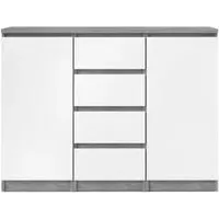 Naia Small Sideboard - Grey, White