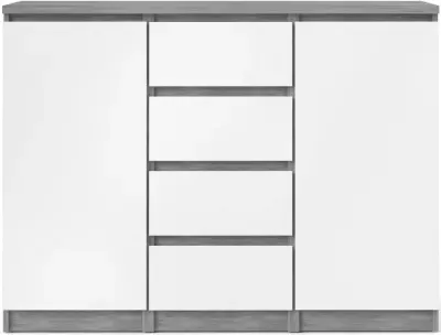 Naia Small Sideboard - Grey, White