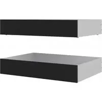 Naia Underbed Drawer Set of 2 - Black Matt
