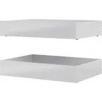 Naia Underbed Drawer Set of 2 - White Gloss