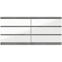 Naia Wide Chest of Drawers - Grey