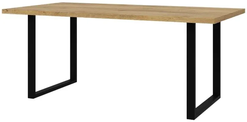 Nikomedes Chevron 6 Seater Dining Table - Oak