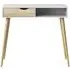 Oslo 1 Drawer Console Table - White, Oak