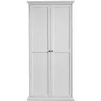 Paris 2 Door Wardrobe - White