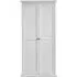 Paris 2 Door Wardrobe - White
