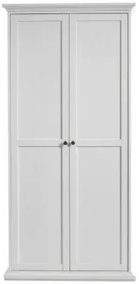 Paris 2 Door Wardrobe - White