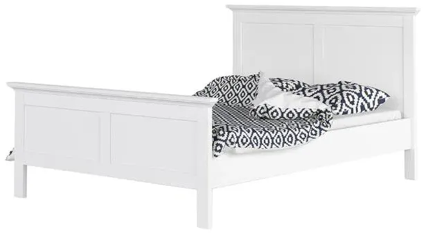 Paris Single Bed Frame - White