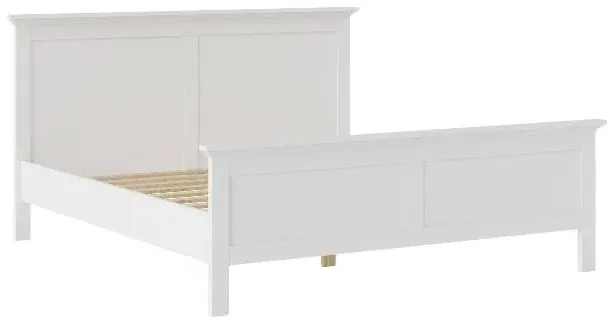 Paris Single Bed Frame - White