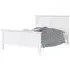 Paris Single Bed Frame - White