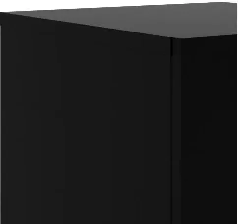 Pepe 2 Drawer Bedside Cabinet - Black