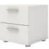 Pepe 2 Drawer Bedside Cabinet - White