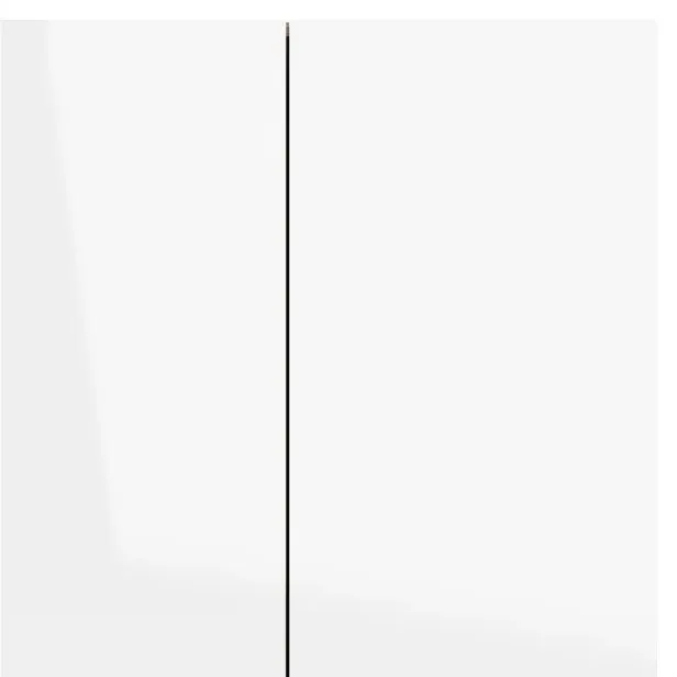 Pepe 3-Door Wardrobe - Oak, White Gloss