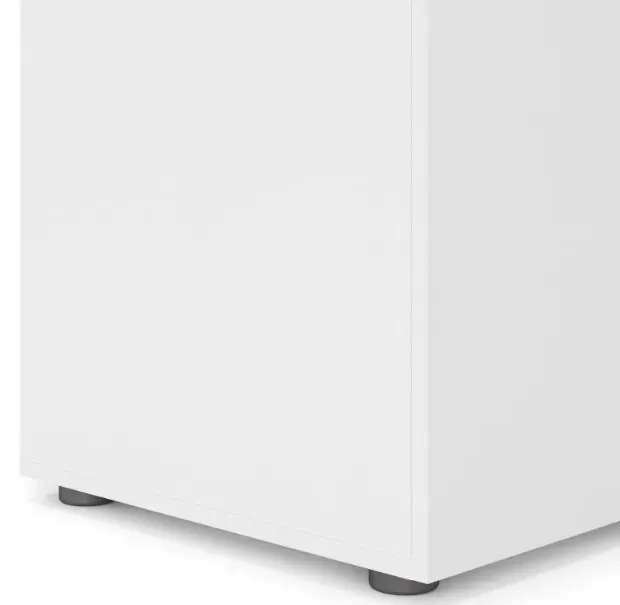 Pepe 3-Door Wardrobe - White