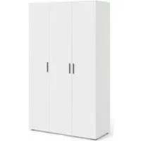 Pepe 3-Door Wardrobe - White