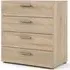 Pepe 4 Drawer Chest - Oak