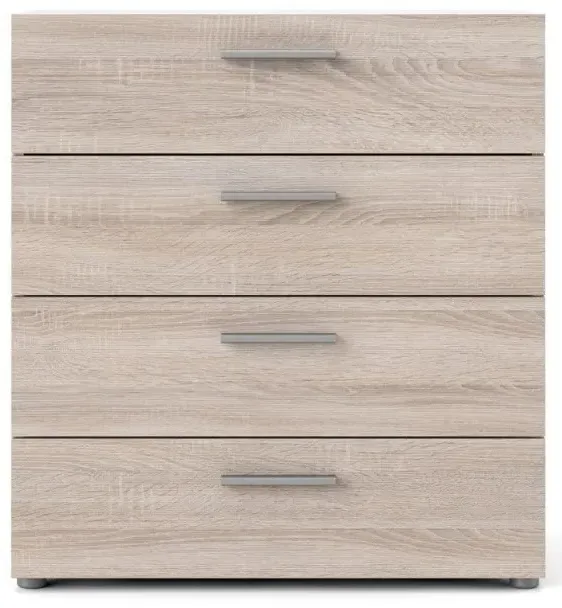 Pepe 4 Drawer Chest - Truffle Oak