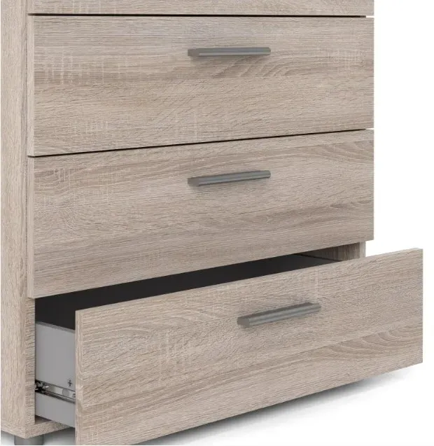 Pepe 4 Drawer Chest - Truffle Oak